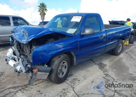 2003 Chevrolet Silverado 1500 Work Truck из США, поврежденный, VIN 1GCEC14X83Z326221